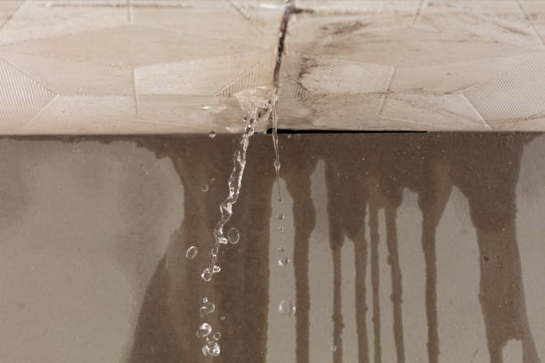 Professional Flood Damage Cleanup technician working in Beecher, MI